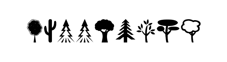 Tree Icons  لخطوط تنزيل