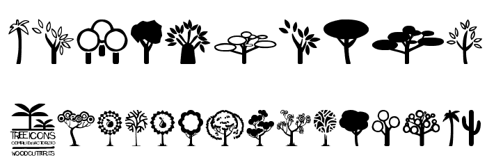 Tree Icons Font OTHER CHARS