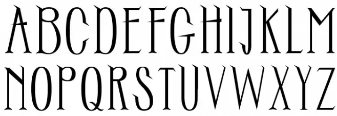 TreeFTR Schriftart Groß