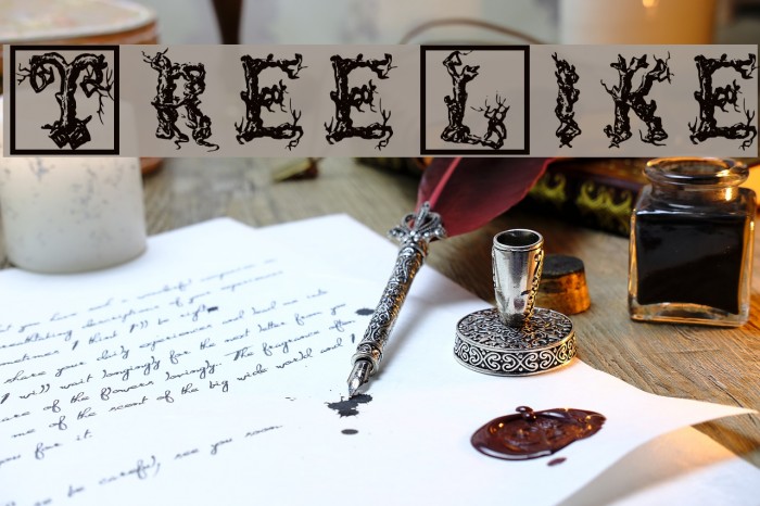 TreeLike Font examples