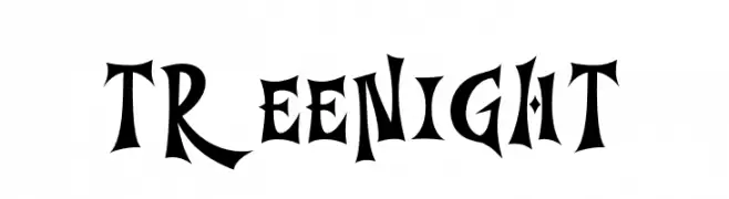 TreeNight  Frei Schriftart Herunterladen