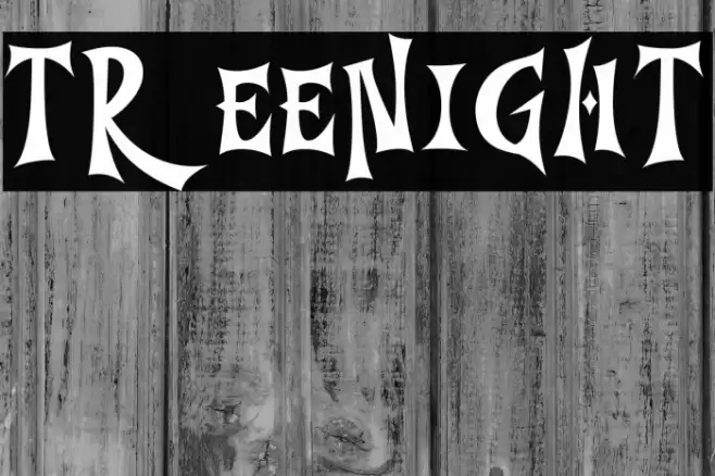 TreeNight Font examples