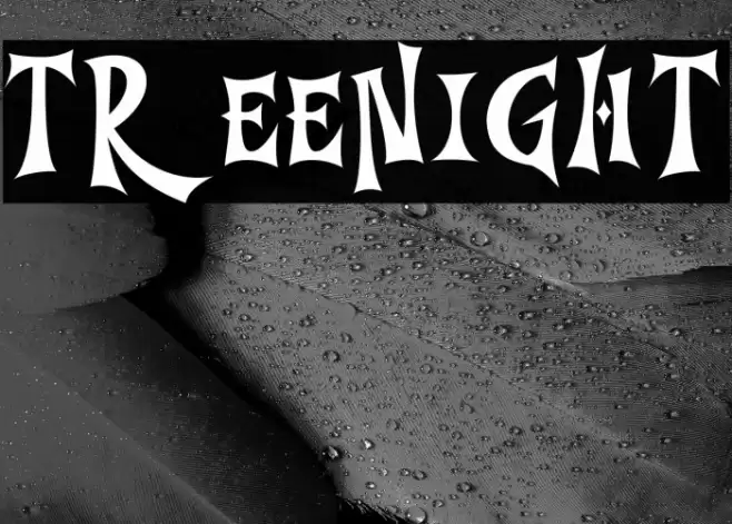 TreeNight Font examples