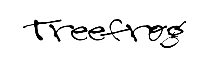 Treefrog Schriftart