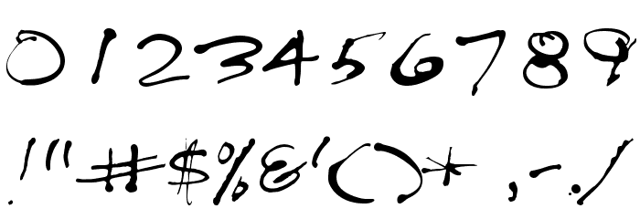 Treefrog Font OTHER CHARS