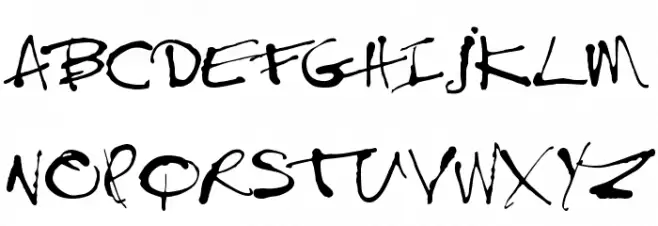 Treefrog Schriftart Groß