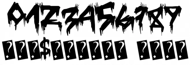 TreehausHorror Font OTHER CHARS