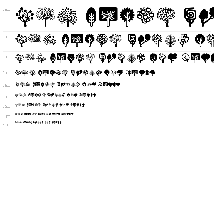 Trees Go 2 Waterfall