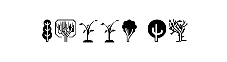 Trees Go  Frei Schriftart Herunterladen