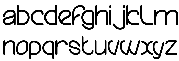 Trees Of Happiness Font LOWERCASE
