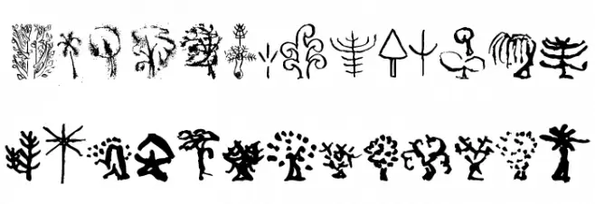TreesAndCo Fonte MAIÚSCULAS