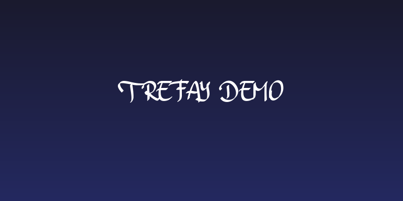 Trefay Demo Social Header