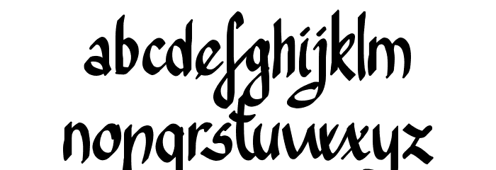 Trefay Demo Font LOWERCASE
