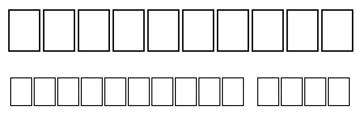 TrefoilCapitals Font OTHER CHARS