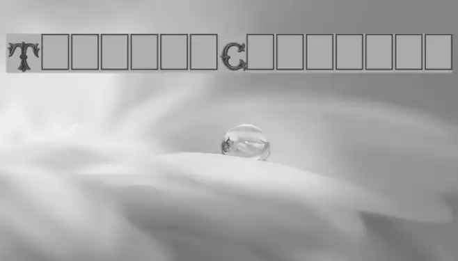 TrefoilCapitals Font examples