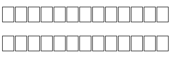 TrefoilCapitals Font LOWERCASE