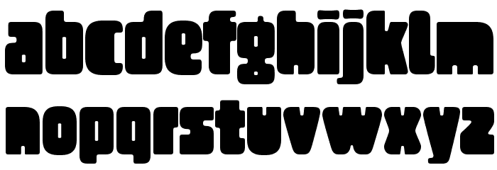 Tregger Font LOWERCASE