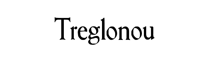 Treglonou Font
