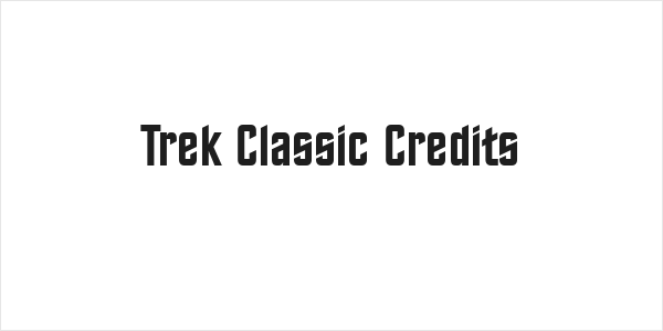 Trek Classic Credits Logo