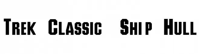 Trek Classic Ship Hull  لخطوط تنزيل