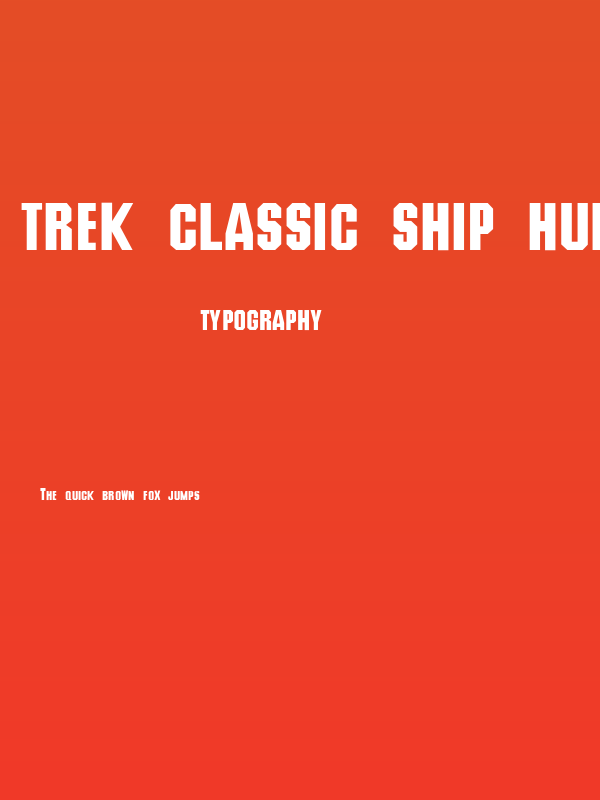 Trek Classic Ship Hull Poster
