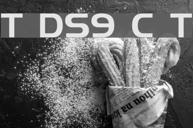 Trek DS9 Credits Text Font examples