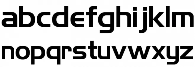 Trek DS9 Credits Text Font LOWERCASE