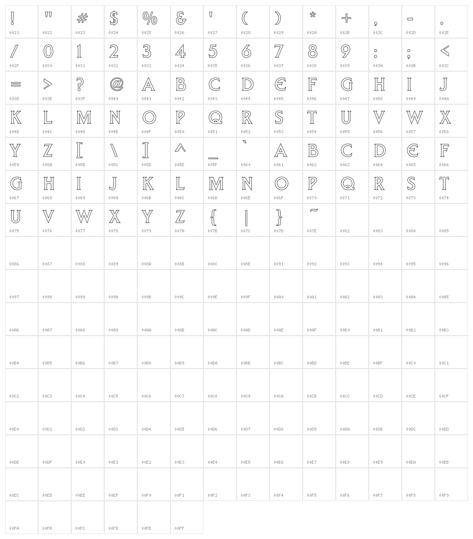 Trek DS9 Hollow Character Map
