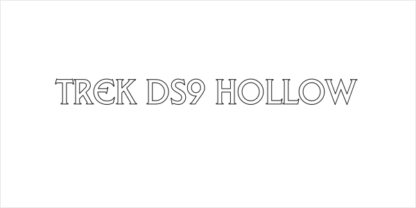 Trek DS9 Hollow Logo
