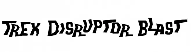 Trek Disruptor Blast  Frei Schriftart Herunterladen