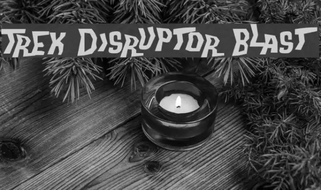 Trek Disruptor Blast Шрифта examples