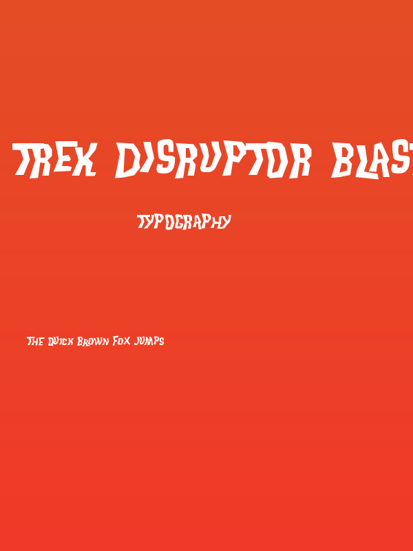 Trek Disruptor Blast Poster