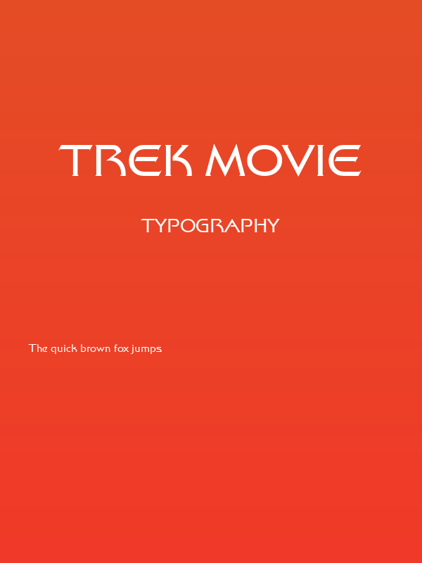Trek Movie Poster