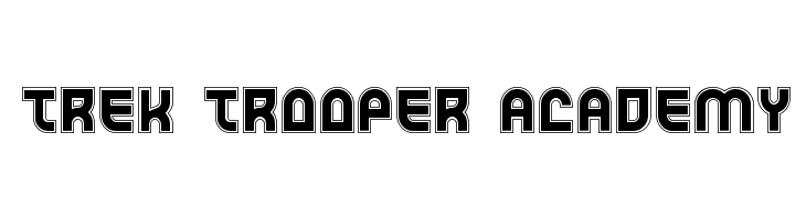 Trek Trooper Academy  Скачать бесплатные шрифты