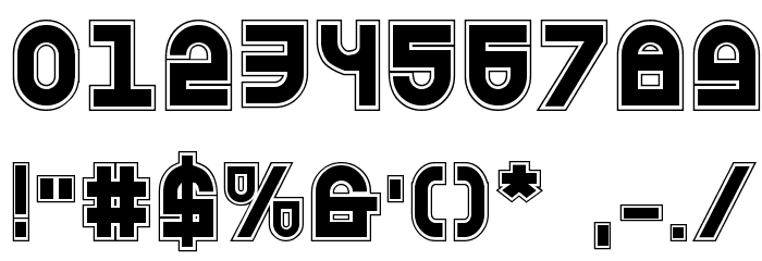 Trek Trooper Academy Font OTHER CHARS