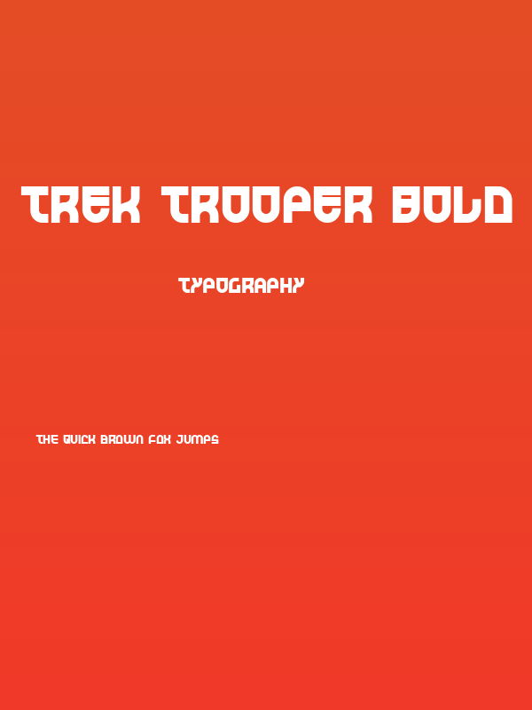 Trek Trooper Bold Poster