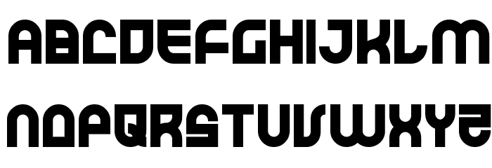 Trek Trooper Bold Font LOWERCASE