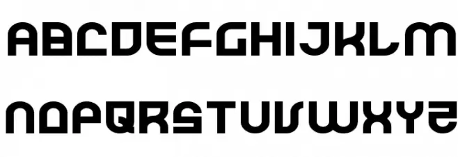 Trek Trooper Expanded Font Litere mici