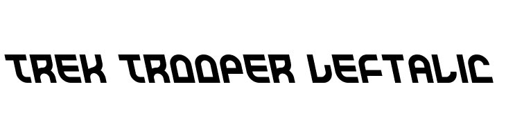 Trek Trooper Leftalic  Frei Schriftart Herunterladen