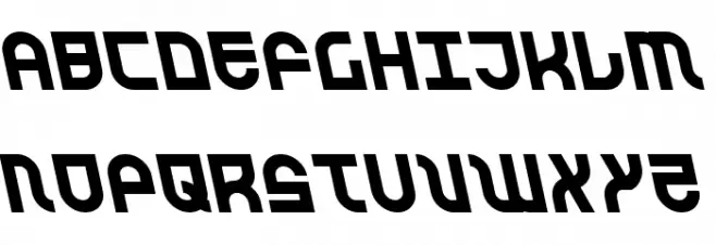 Trek Trooper Leftalic Schriftart Groß