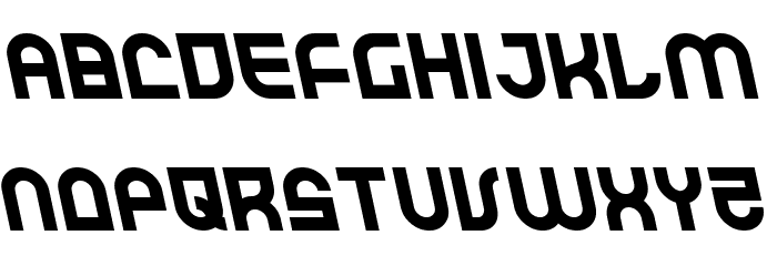 Trek Trooper Leftalic Font LOWERCASE