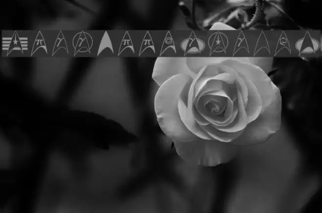 TrekArrowheads Font examples