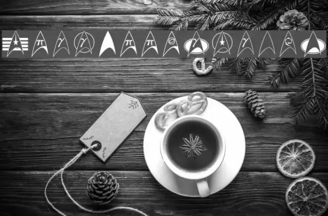 TrekArrowheads Font examples