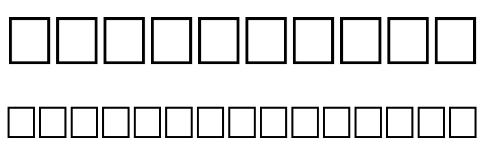 Trekbats Regular Font OTHER CHARS