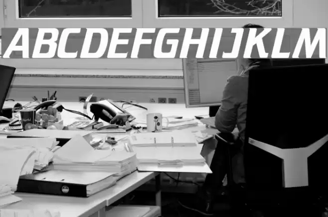 Trekker Regular Font examples