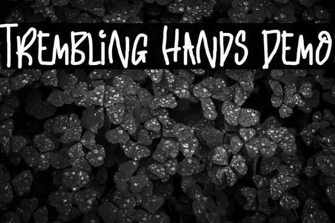Trembling Hands Demo خط examples