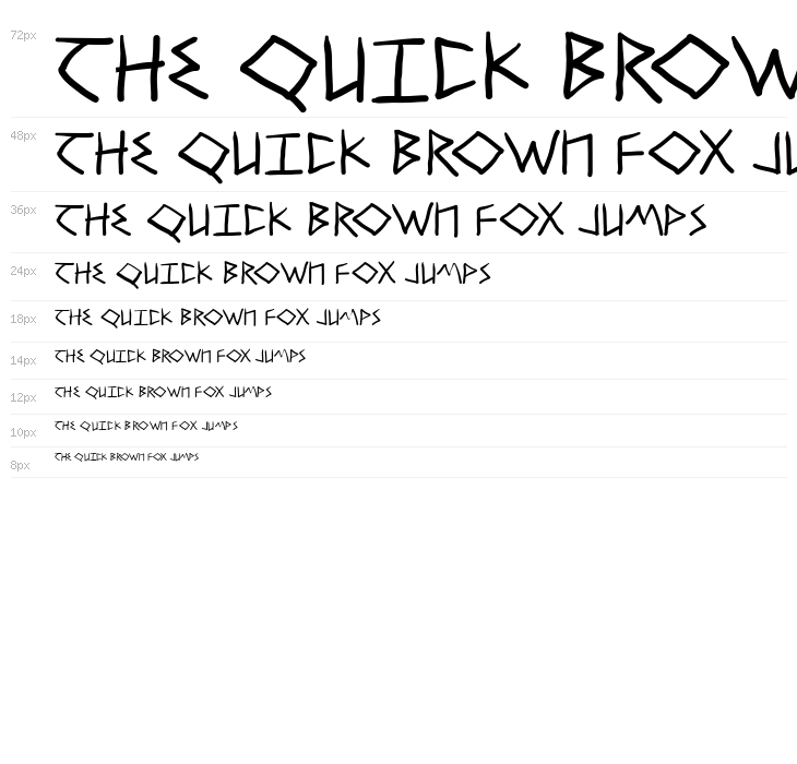 Tremolo-DemiBold Waterfall