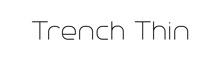Trench Thin  Free Fonts Download