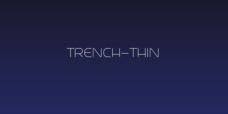 Trench-Thin Social Header
