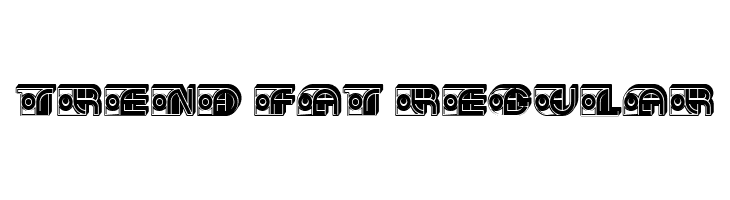 Trend Fat Regular  Frei Schriftart Herunterladen